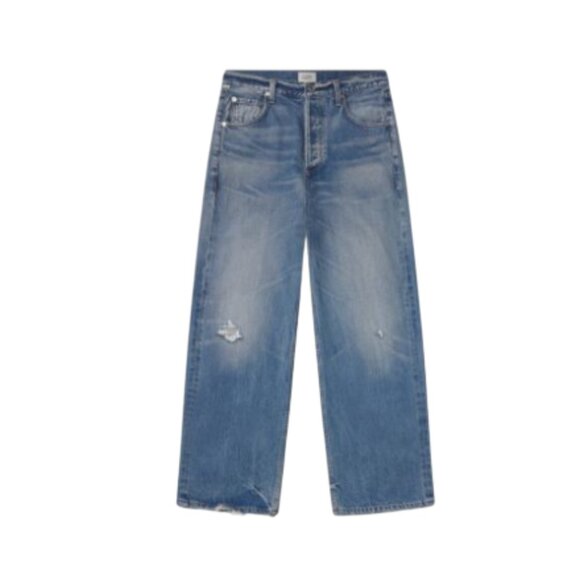 Citizens Of Humanity Classic Blue Wide Leg Jeans - Picture 1 of 15